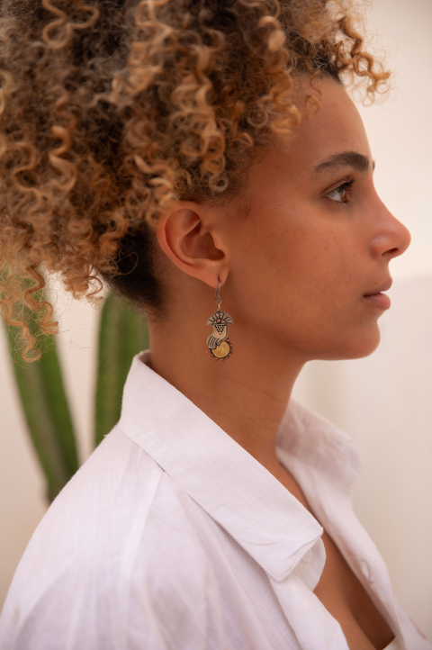 Mini Cosmic Hands Earrings