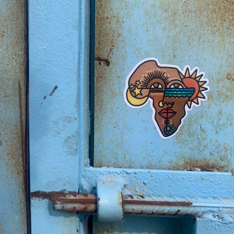 Africa Sticker