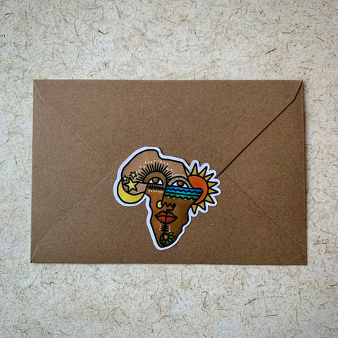 Africa Sticker