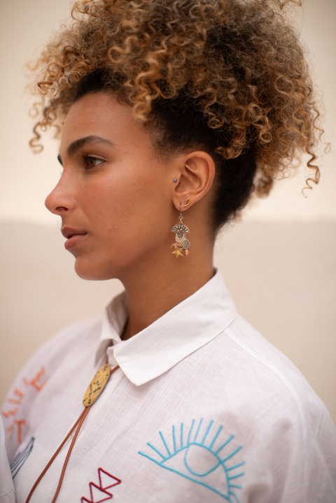 Mini Cosmic Hands Earrings
