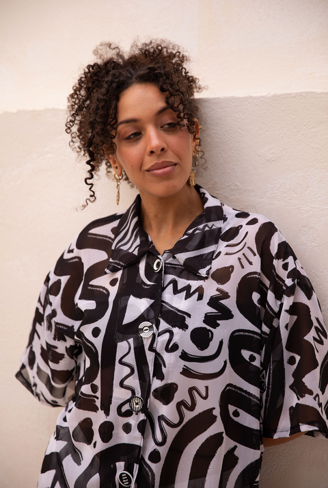 The Tribal Amulet re-worked shirt