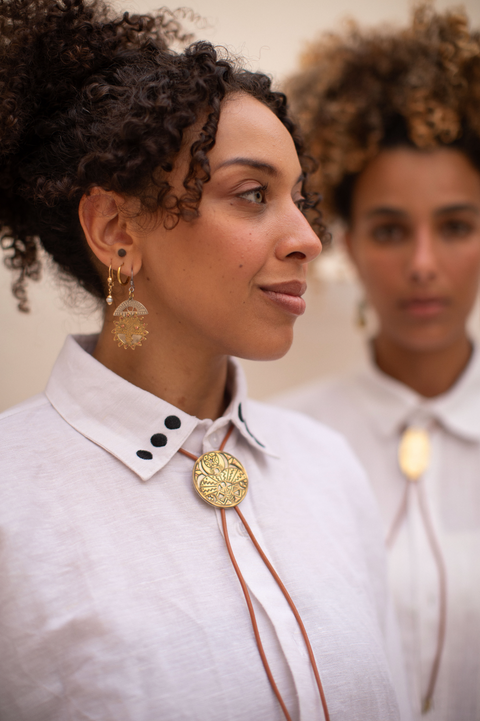 Seer's Compass Bolo Tie
